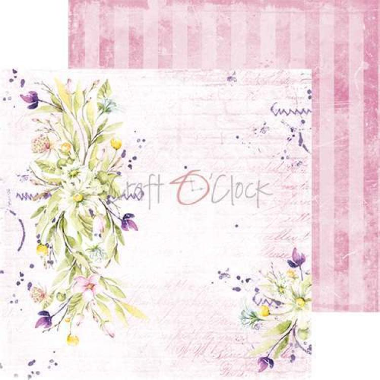 Craft O Clock 6x6 Paper Pad Summer Flowers