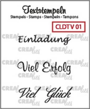 CREAlies Clear Stamp Viel Erfolg 1