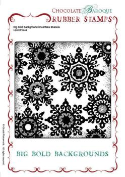 Chocolate Baroque Background Snowflake Shadow