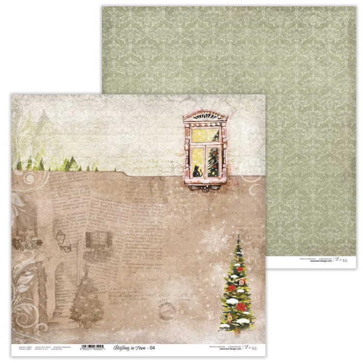 Lexi Design 12x12 Paper Pad Christmas in Town