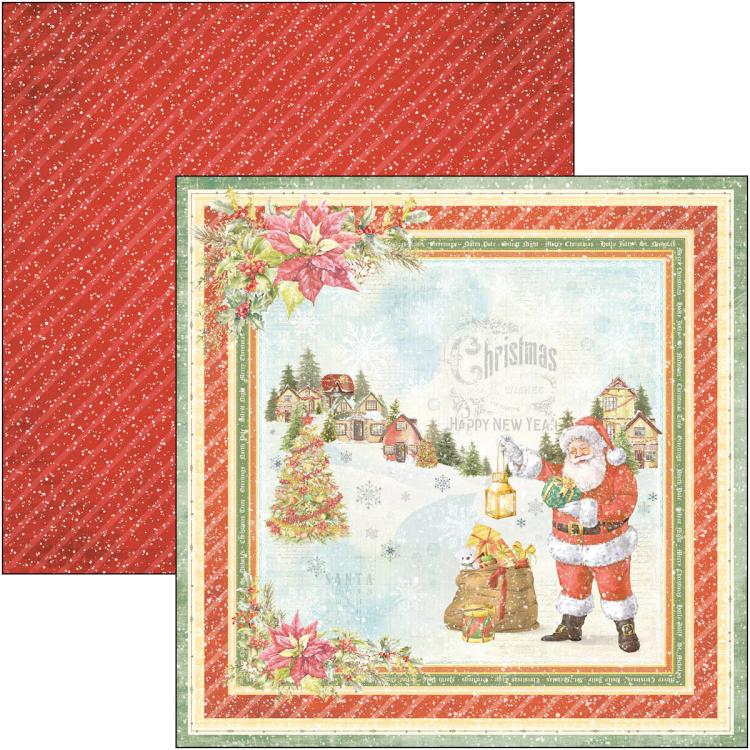 Ciao Bella 12x12 Paper Pad Dear Santa CBPM070