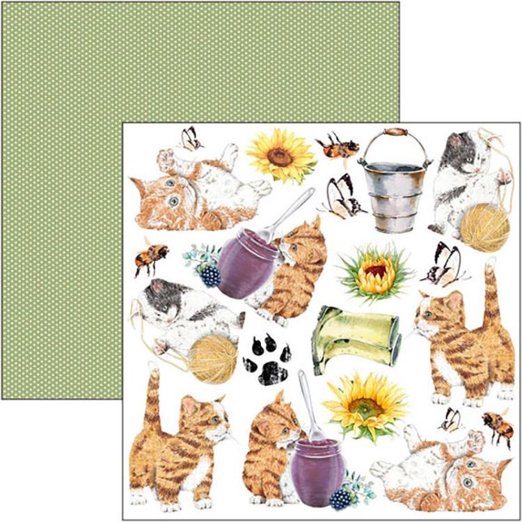 Ciao Bella 6x6 Fussy Cut Pad Farmhouse Garden CBQE063