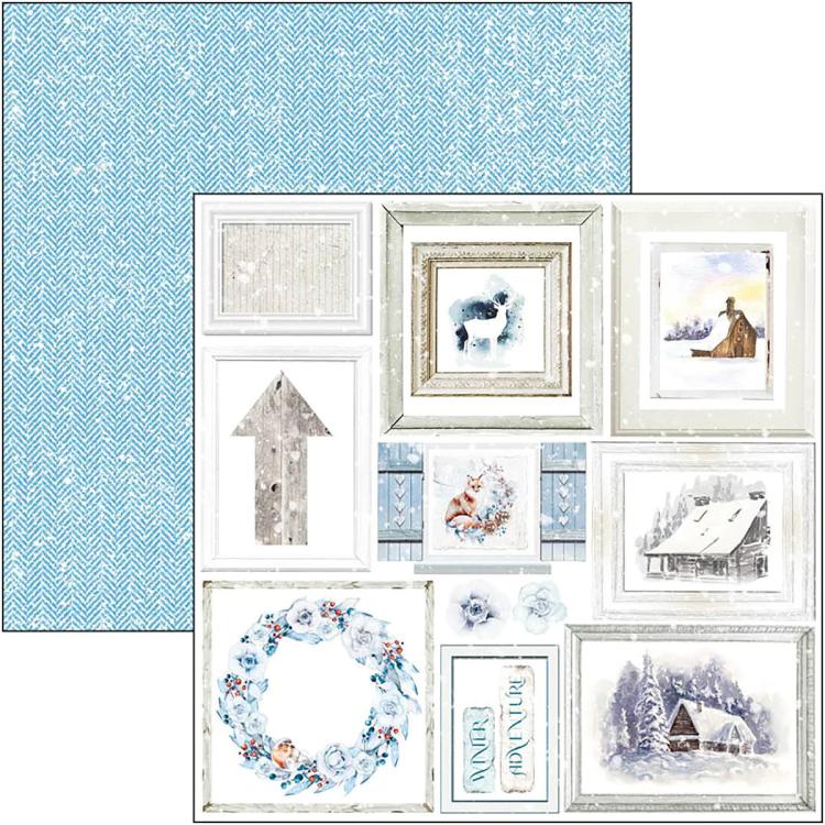 Ciao Bella 6x6 Fussy Cut Pad Winter Journey CBQE068