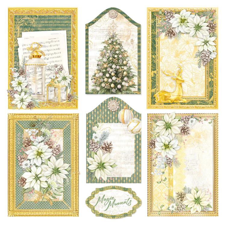 Ciao Bella 6x6 Vellum Paper Sparkling Christmas #008