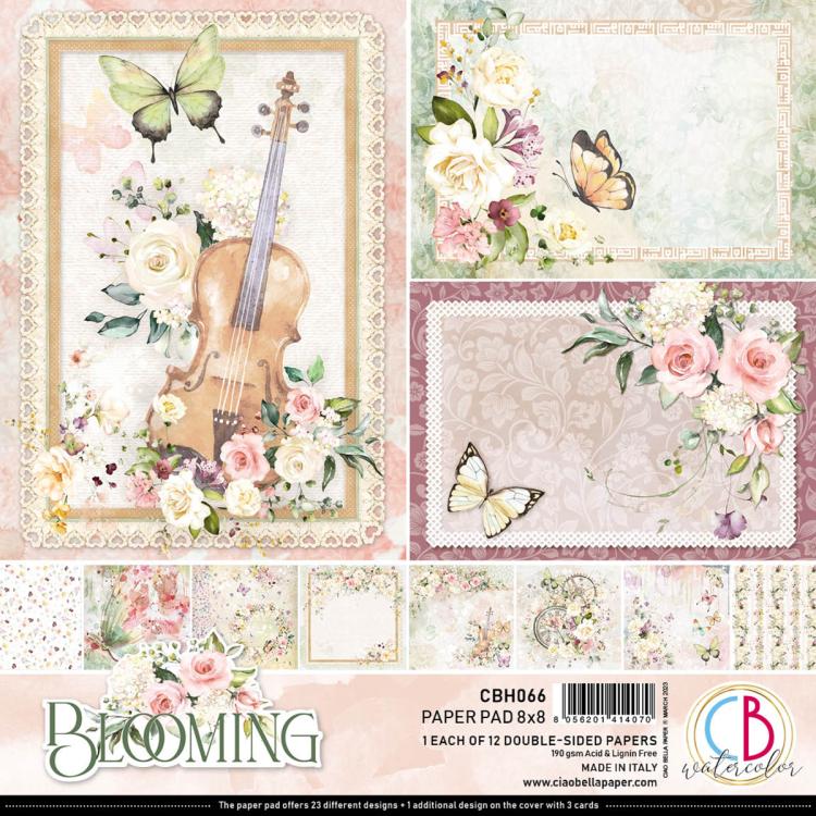 Ciao Bella 8x8 Paper Pad Blooming #CBH066