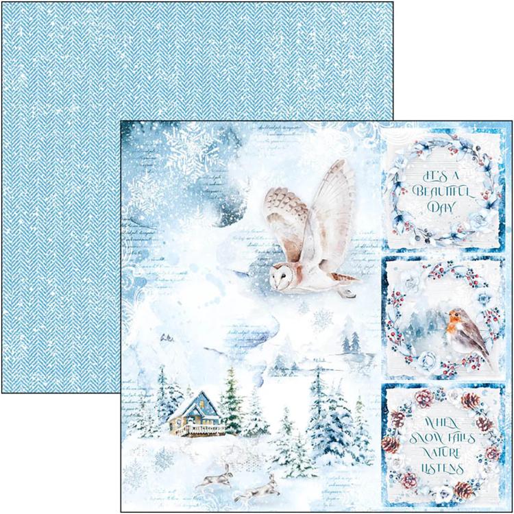 Ciao Bella 8x8 Paper Pad Winter Journey #CBH068