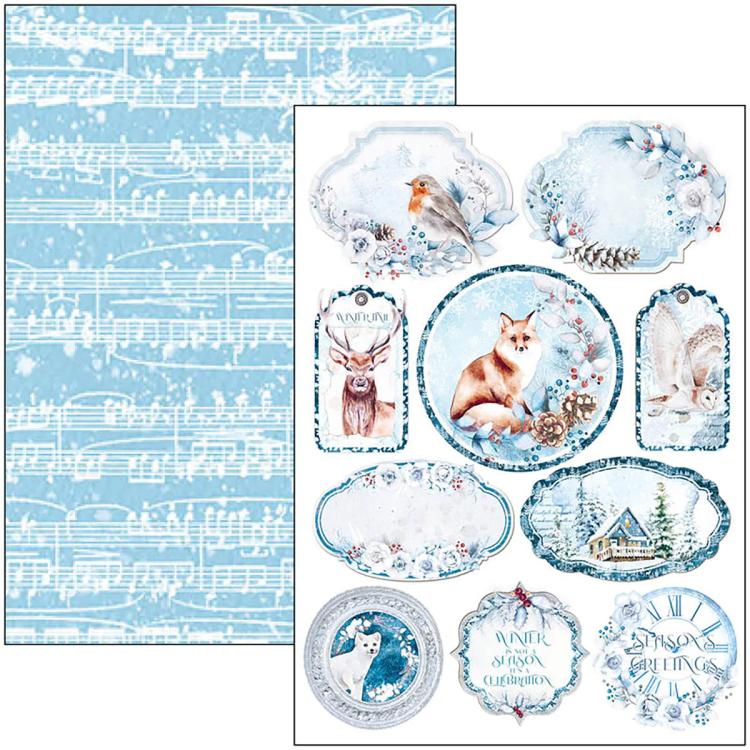 Ciao Bella A4 Creative Pad Winter Journey CBCL068