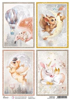 Ciao Bella A4 Rice Paper Dreamland Cards #CBRP284