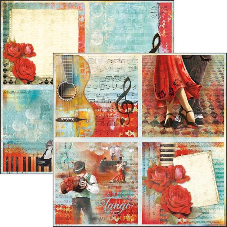 Ciao Bella 12x12 Paper Pad Tango #CBPM029