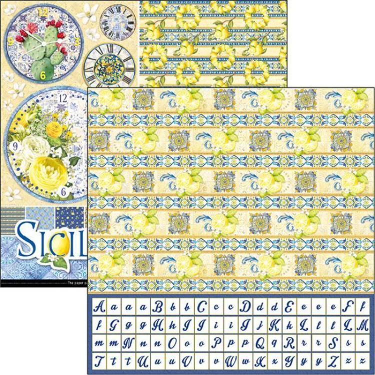 Ciao Bella 12x12 Patterns Pad Sicilia #CBT033