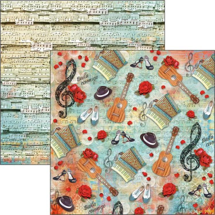 Ciao Bella 12x12 Patterns Pad Tango #CBT029