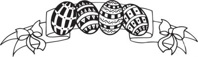 Claritystamp Clear Stamp Easter Egg Banner