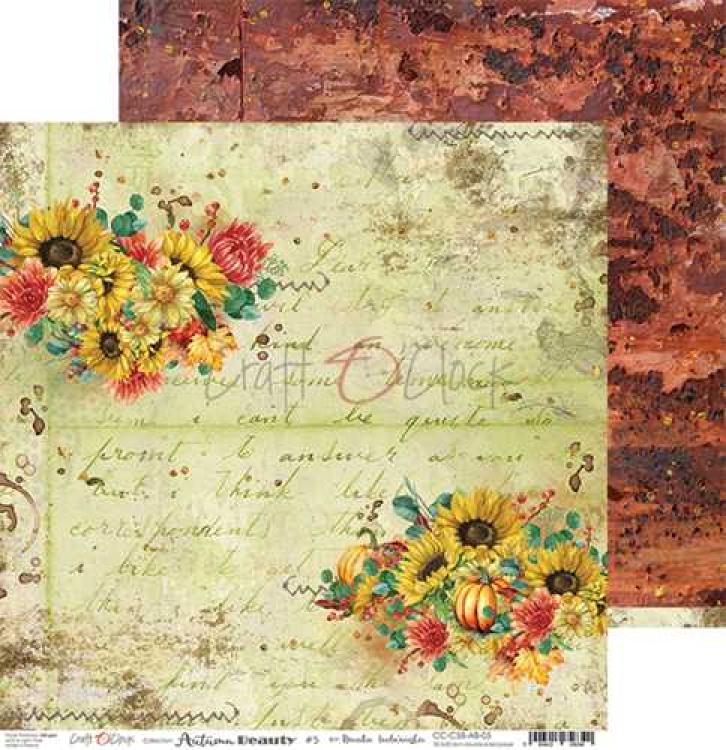 Craft O Clock 12x12 Paper Pad Autumn Beauty