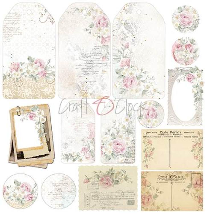 Craft O Clock 12x12 Paper Pad Vintage Chic