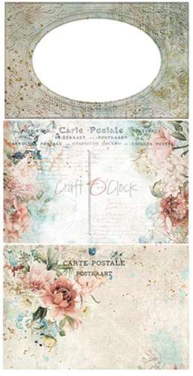 Craft O Clock 12x6 Basic Paper Set Touch of Nostalgia