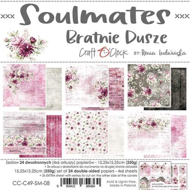 Craft O Clock 6x6 Paper Pad Soulmates