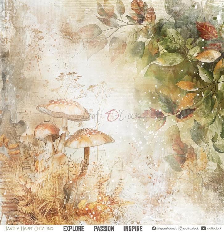 Craft O Clock Autumnaria 12x12 Paper Pad