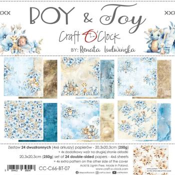 Craft O Clock Boy & Toy 8x8 Paper Pad