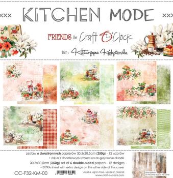 Craft O Clock Kitchen Mode 12x12 Paper Pad