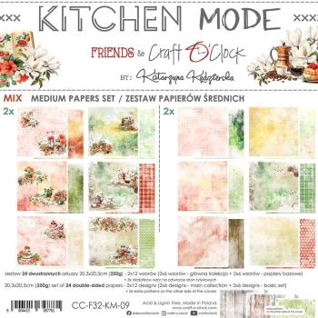 Craft O Clock Kitchen Mode 8x8 MIX Paper Pad