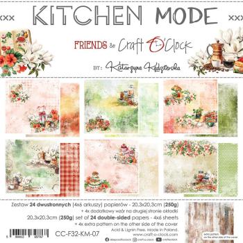 Craft O Clock Kitchen Mode 8x8 BASIC Paper Pad