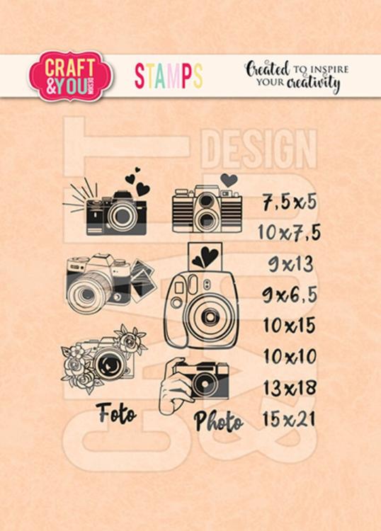 Craft & You Design Stamps Mini Cameras 3