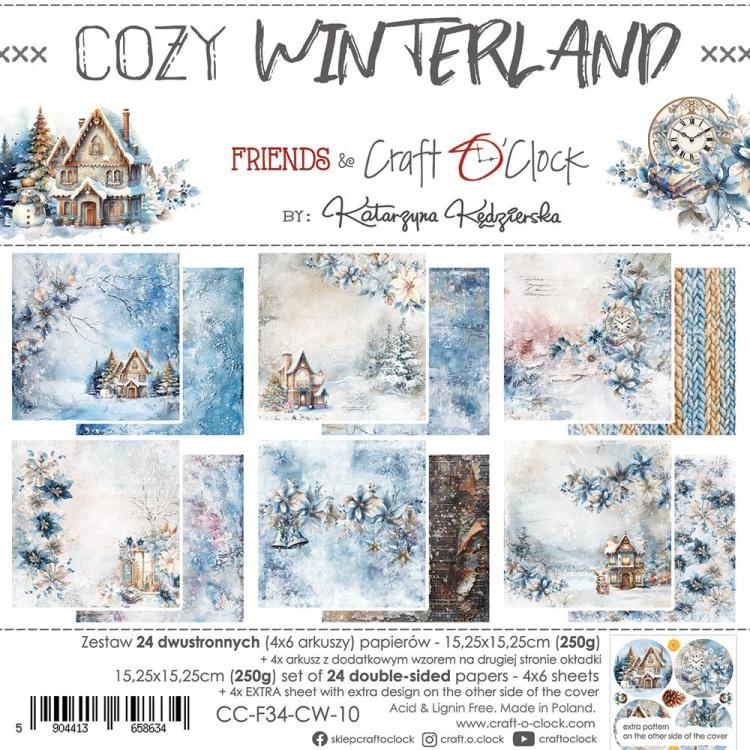 Craft o Clock Cozy Winterland 6x6 Paper Pad