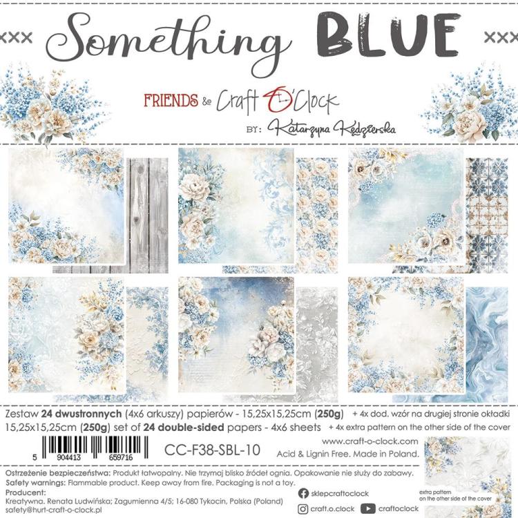 Craft o Clock Something Blue 6x6 Paper Pad