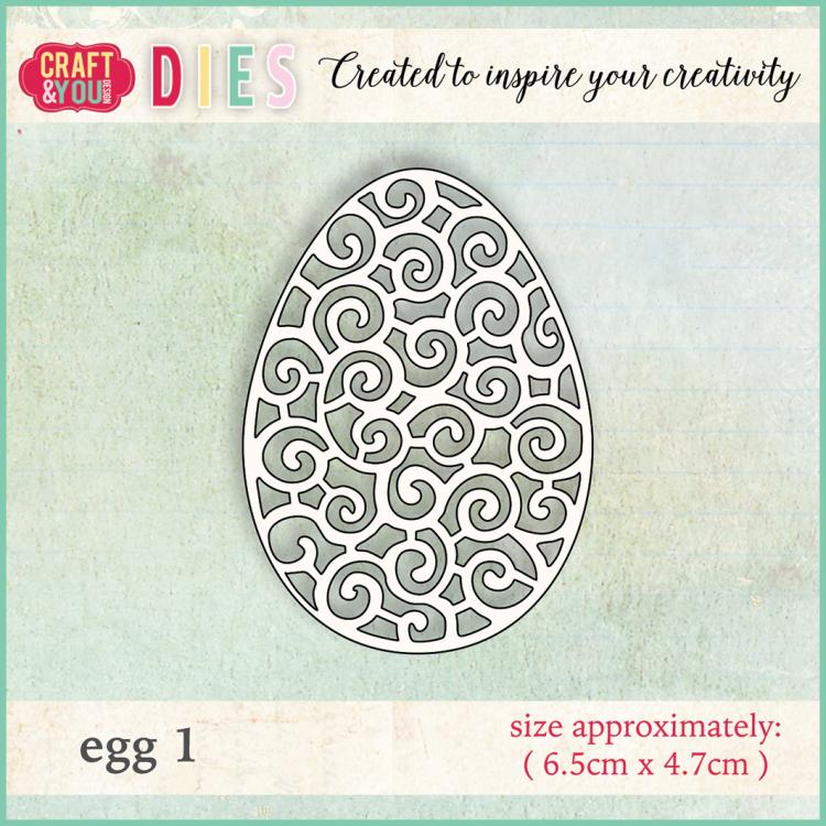 Craft&You Design Die Egg #1