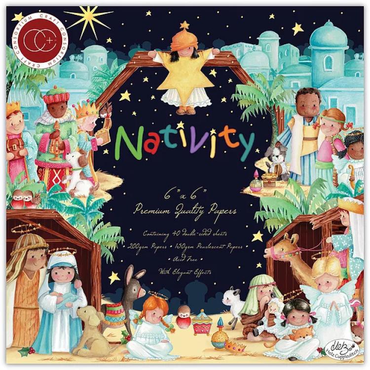 Craft Consortium 6x6 Paper Pad Nativity #21B