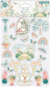 Craft Consortium Secret Garden Puffy Stickers