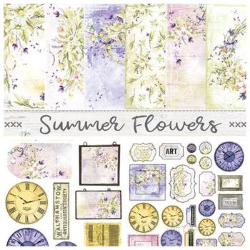 Craft O Clock Mixed Media Kit Summer Flowers