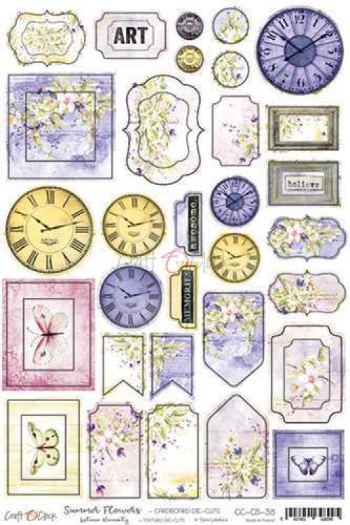 Craft O Clock Mixed Media Kit Summer Flowers