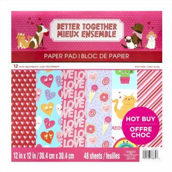 Craft Smith 12x12 Inch Paper Pad Better Together