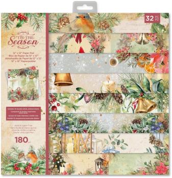 Crafter's Companion 12x12 Paper Pad Tis the Season