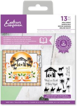 Crafters Companions Clear Stamp Set Holy Night