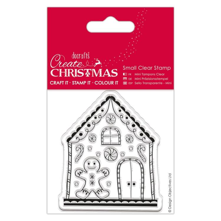 Create Christmas Mini Clear Stamp Gingerbread House