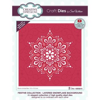 Creative Expressions Layered Die Snowflake CED3215