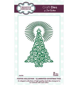 Creative Expressions Die - Illuminated Christmas Tree