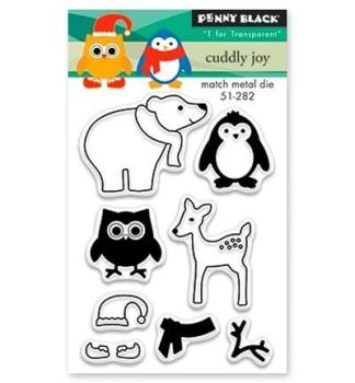 Penny Black Cuddly joy Mini Clear Set Stamp #30-378