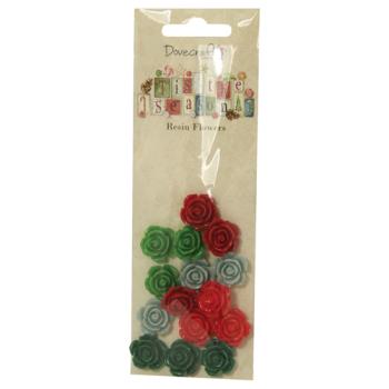 SALE Dovecraft Tis The Seasons Resin Flowers