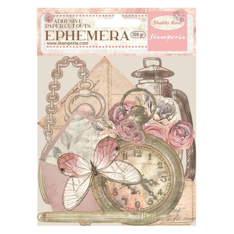 DFLCT47 Stamperia Shabby Rose Ephemera (32 pcs)