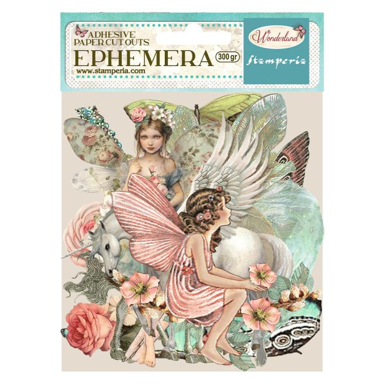 DFLCT49 Stamperia Wonderland Ephemera (42 pcs)