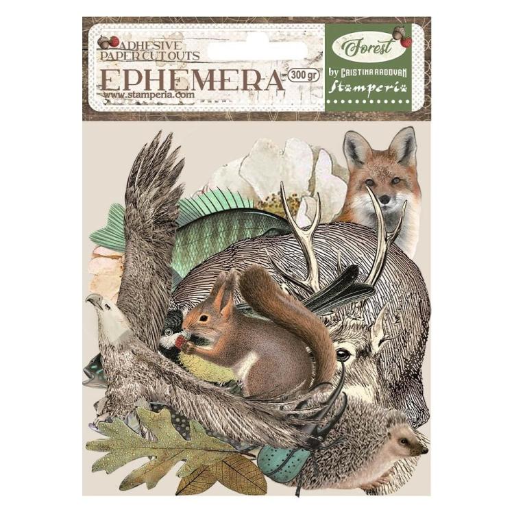 DFLCT53 Stamperia Forest Ephemera (46 pcs)