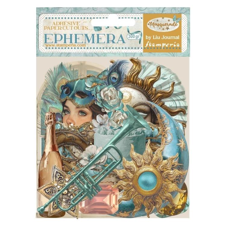 DFLCT59 Stamperia Masquerade Ephemera (54 pcs)