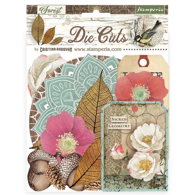 DFLDC105 Stamperia Forest Die Cuts Assorted (41 pcs)