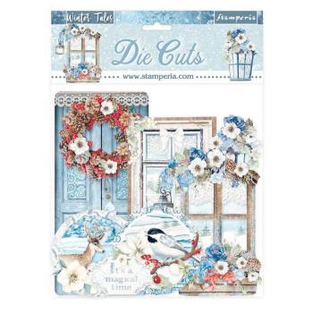 Stamperia Die cuts Winter Tales Labels DFLDC41