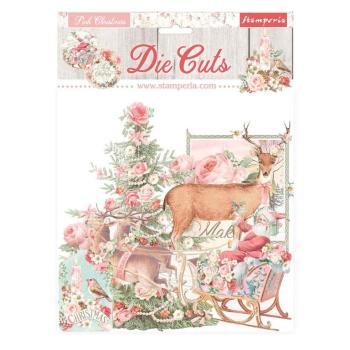 Stamperia Die cuts Pink Christmas DFLDC45