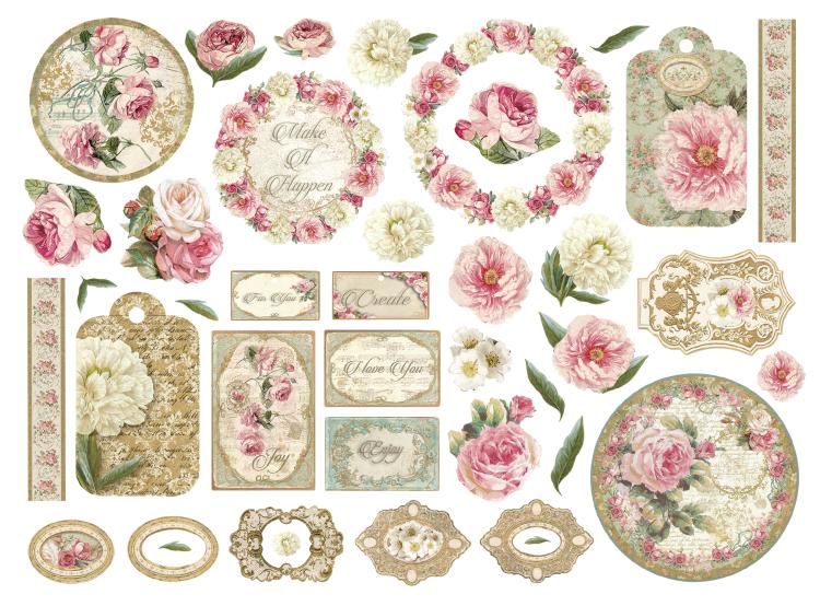 DFLDC88 Stamperia Precious Die Cuts Assorted