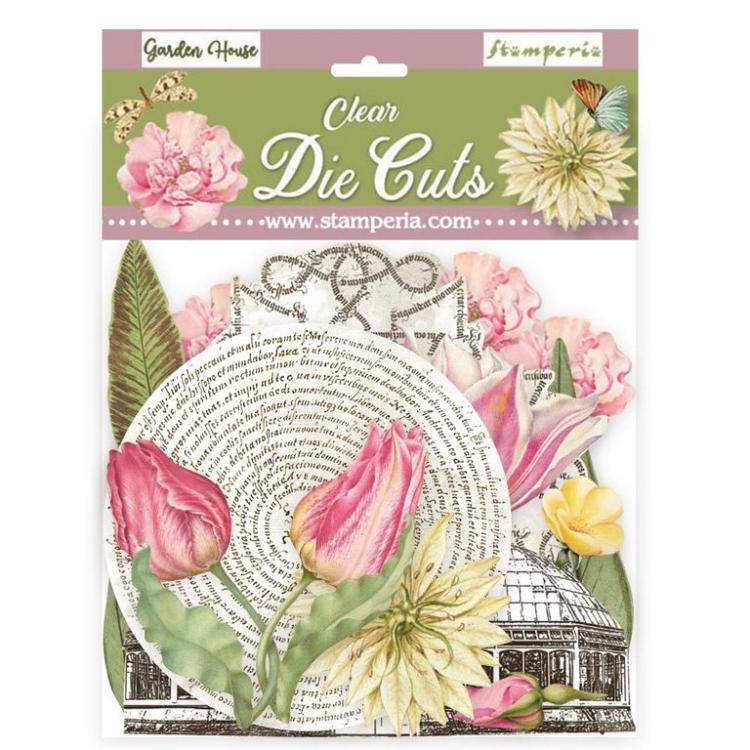 Stamperia Clear Die Cuts Romantic Garden House DFLDCP25